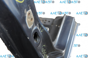 The central right body pillar Mazda 3 14-18 BM is sawn off, dent, bumps