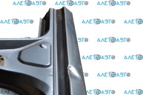 The central right body pillar Mazda 3 14-18 BM is sawn off, dent, bumps