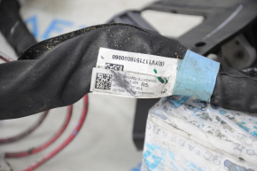 Wiring under the hood Tesla Model S 12-20 AWD cut off connectors
