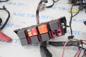 Wiring under the hood Tesla Model S 12-20 AWD cut off connectors
