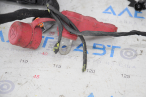 Wiring under the hood Tesla Model S 12-20 AWD cut off connectors