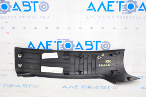 Door sill trim rear right Jeep Cherokee KL 14 - black, plastic turned white