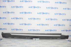 Threshold footboard right BMW X5 E70 07-13 structure, with chrome trim, scratches, cracked fastener