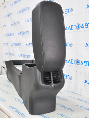 Console center armrest and cup holders Jeep Cherokee KL 19-23 black