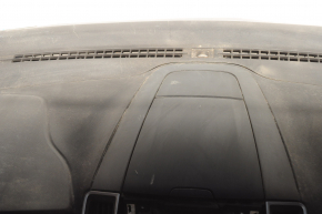 Torpedo front panel with AIRBAG Ford Edge 15-18 black start-stop scratches, contact with water for dry cleaning