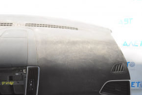 Torpedo front panel with AIRBAG Ford Edge 15-18 black start-stop scratches, contact with water for dry cleaning