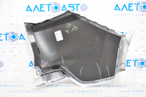 Rear bumper bare left fang Jeep Cherokee KL 19-21 white