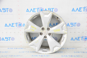 Wheel disk R17 Subaru Forester 14-18 SJ type 2 curb, varnish peeled off on the emblem