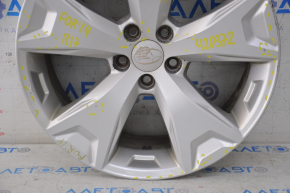 Wheel disk R17 Subaru Forester 14-18 SJ type 2 curb, varnish peeled off on the emblem