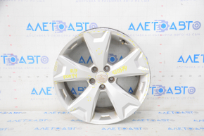 Wheel disk R17 Subaru Forester 14-18 SJ type 2 curb, varnish peeled off on the emblem