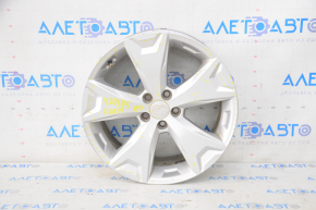 Wheel disk R17 Subaru Forester 14-18 SJ type 2 curb, varnish peeled off on the emblem