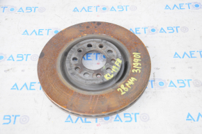 Brake disc front right Jeep Cherokee KL 14- for 1 piston, 330/28mm