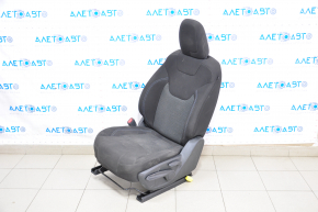 Driver's seat Jeep Cherokee KL 19- without airbag, cloth black, for dry cleaning