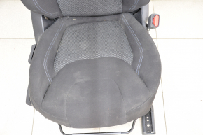 Passenger seat Jeep Cherokee KL 19- without airbag, cloth black, for dry cleaning