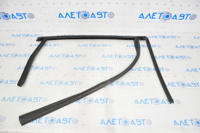 Upper rear left door molding for Ford C-max MK2 13-18 with glass seal, matte black