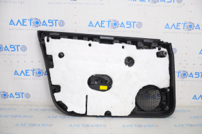 Door trim card front right Tesla Model 3 18-20 leather black, with white insert, with window lift control and door opening button