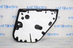 Door trim card rear left Tesla Model 3 18-20 leather black, with white insert, with speaker, with window lift control and door opening button