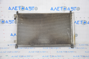 Air conditioning radiator condenser Nissan Rogue 14-20 burnt, dented