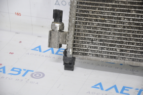 Air conditioning radiator condenser Nissan Rogue 14-20 burnt, dented