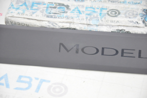 Door sill trim front right outer Tesla Model 3 18- black, scratches