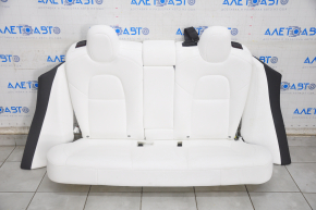 Rear row of seats 2nd row Tesla Model 3 18- leather white, heated, worn