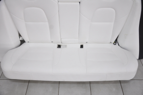 Rear row of seats 2nd row Tesla Model 3 18- leather white, heated, worn