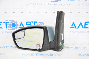 Side mirror left Ford C-max MK2 13-18 7 pins, turn signal, heated, blue