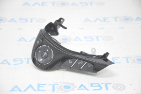 Steering wheel control buttons left Honda Accord 13-17 black gloss, chrome trim