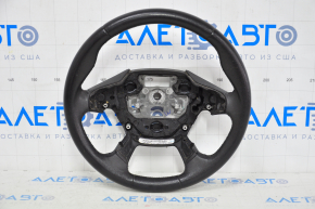 Naked steering wheel Ford C-max MK2 13-18 leather black, scratch