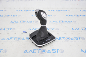 Gear knob with shifter cover Ford C-max MK2 13-18 leather black, scratch