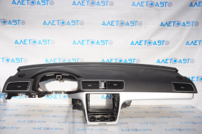 Torpedo front panel without AIRBAG VW Passat b7 12-15 USA black