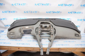 Torpedo front panel without AIRBAG Chevrolet Volt 11-15 light gray with pad on pillow, scratches