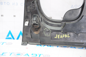Driver's knee pad under the trunk release button Jeep Cherokee KL 16-18 Trailhawk black, broken, worn