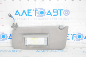 Left visor Honda Accord 13-17 gray, for dry cleaning