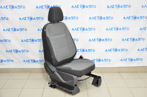 Passenger seat Ford C-max MK2 13-18 without airbag, mechanical, cloth black-gray, for cleaning