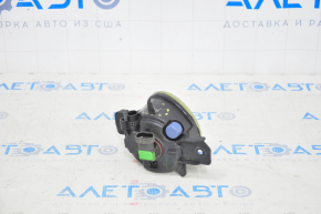 Fog light left Nissan Rogue 14-16 reflector defect, broken guide