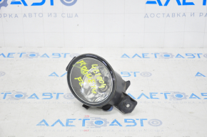 Fog light left Nissan Rogue 14-16 reflector defect, broken guide