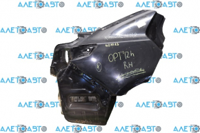 Quarter wing rear right Kia Optima 11-13 black, no sunset, painted