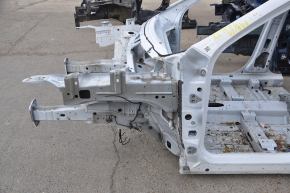 Quarter front left Jeep Cherokee KL 19-21 on the body, white, painted