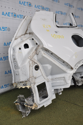 Quarter wing rear right Jeep Cherokee KL 19 - white, painted, pokes