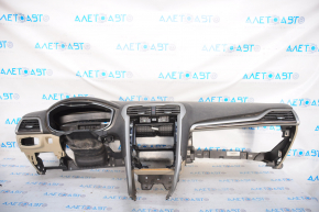 Torpedo front panel without AIRBAG Ford Fusion mk5 13-20 black, chemically treated, scratches