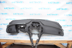 Torpedo front panel without AIRBAG Chevrolet Volt 11-15 black with pad on pillow, scratches