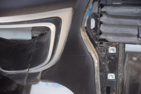 Torpedo front panel without AIRBAG Ford Fusion mk5 13-20 black, crack