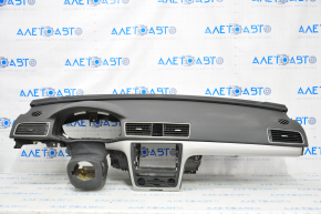 Torpedo front panel without AIRBAG VW Passat b7 12-15 USA black