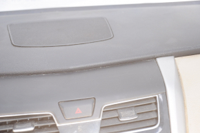 Torpedo front panel without AIRBAG Nissan Altima 13-18 beige, scratch