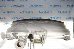 Torpedo front panel without AIRBAG Ford Fusion mk5 13-20 black, tear, broken fastener, for chemical