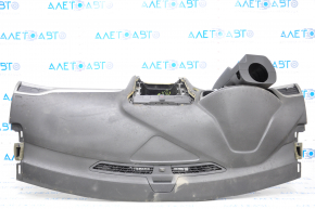 Torpedo front panel without AIRBAG Ford Fusion mk5 13-20 black, contact with water, crack in the fastener