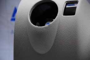 Driver's knee pad assembly VW Tiguan 09-17 with glove compartment, for auto climate control, beige, scratches