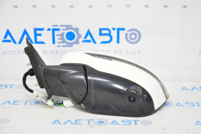 Side mirror left Nissan Rogue 14-20 11 pins, camera, turn, heating, white