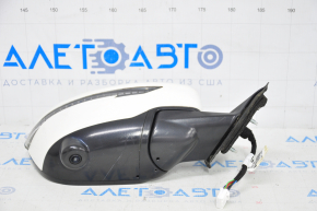 Side mirror right Nissan Rogue 14-20 11 pins, camera, turn, heating, white